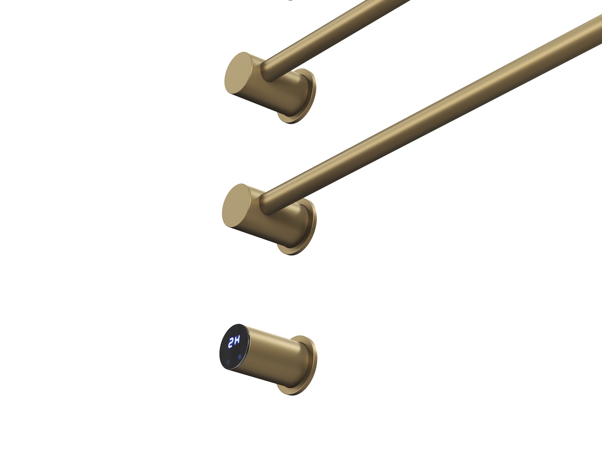 HB-006-3BG Матовое Золото Полотенцесушитель встраиваемый электрический