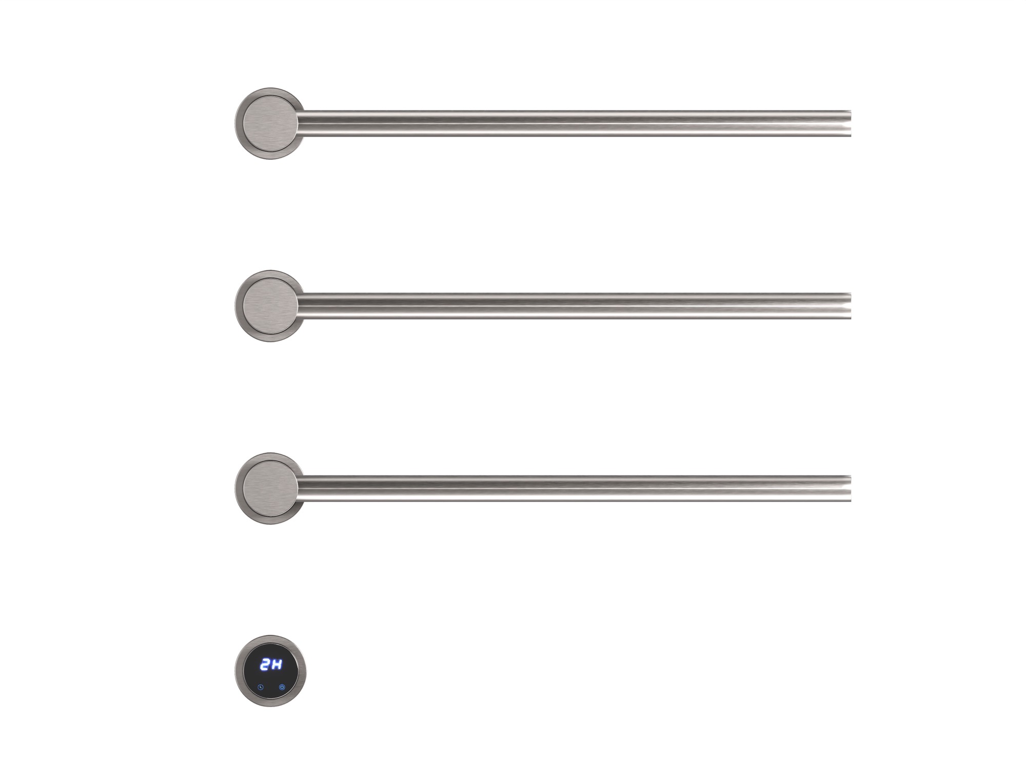 HB-006-3BN Матовый Никель Полотенцесушитель встраиваемый электрический