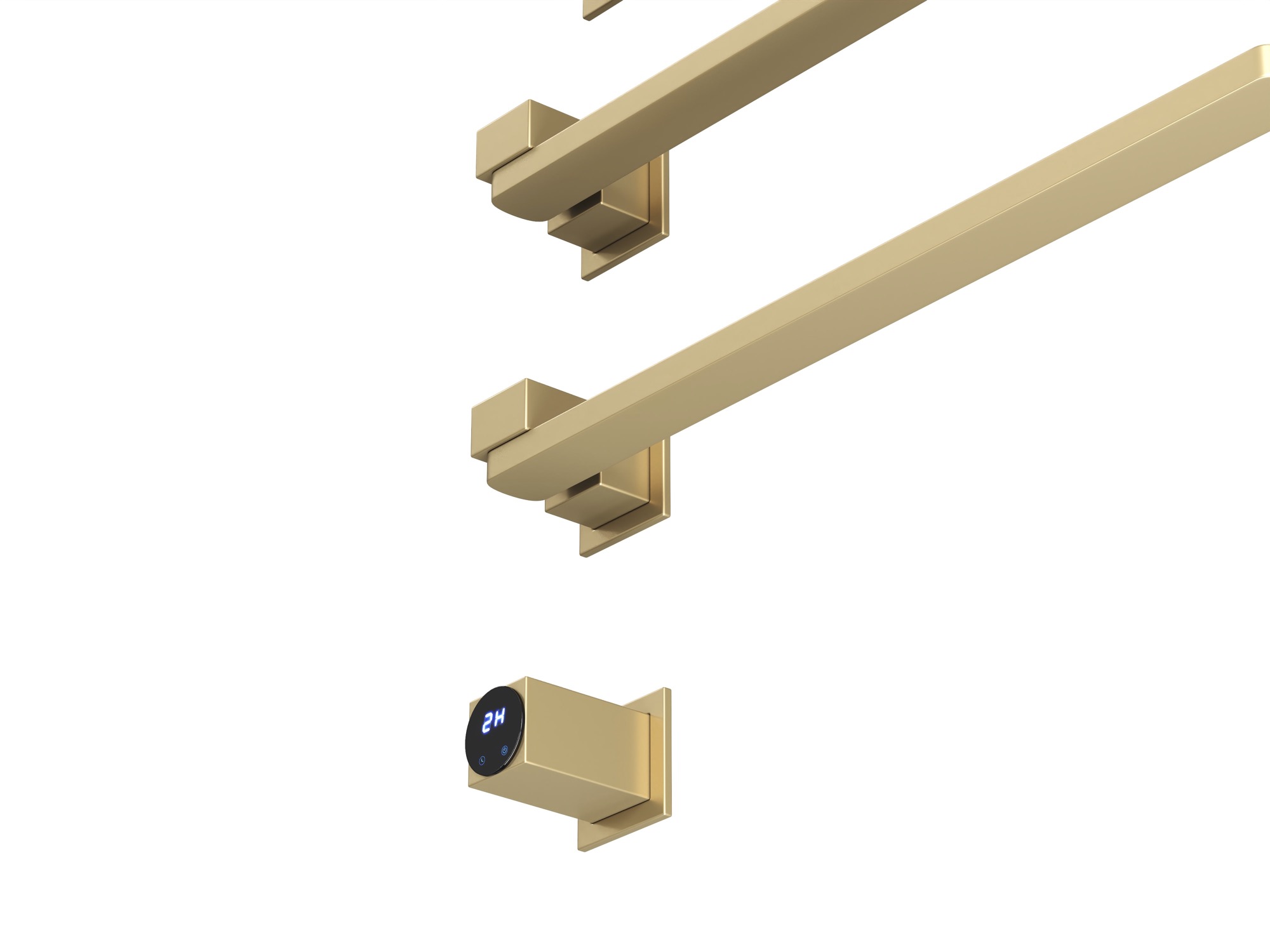 HB-015-4BG Матовое Золото Полотенцесушитель встраиваемый электрический