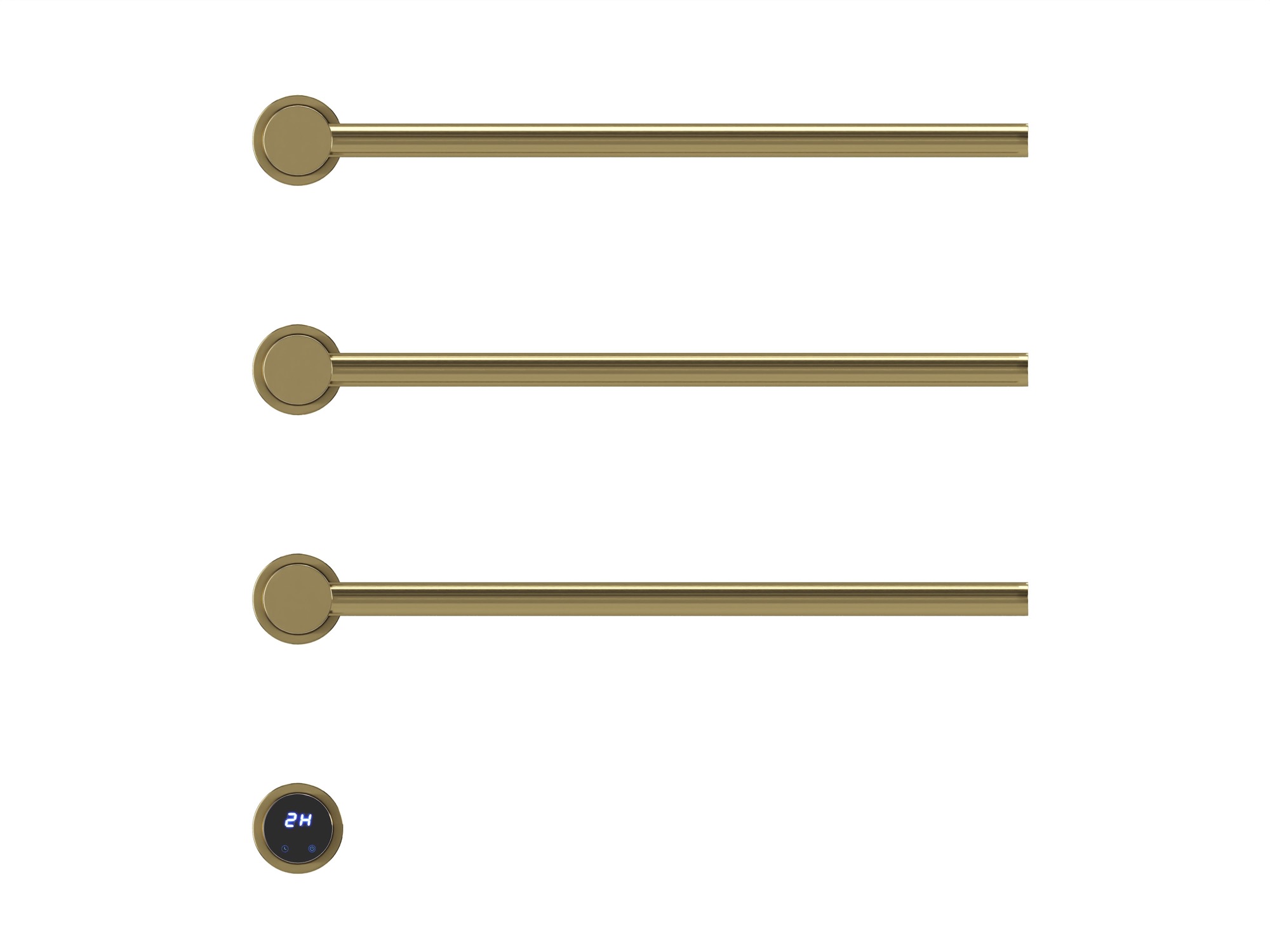 HB-006-3GO Золото Полотенцесушитель встраиваемый электрический