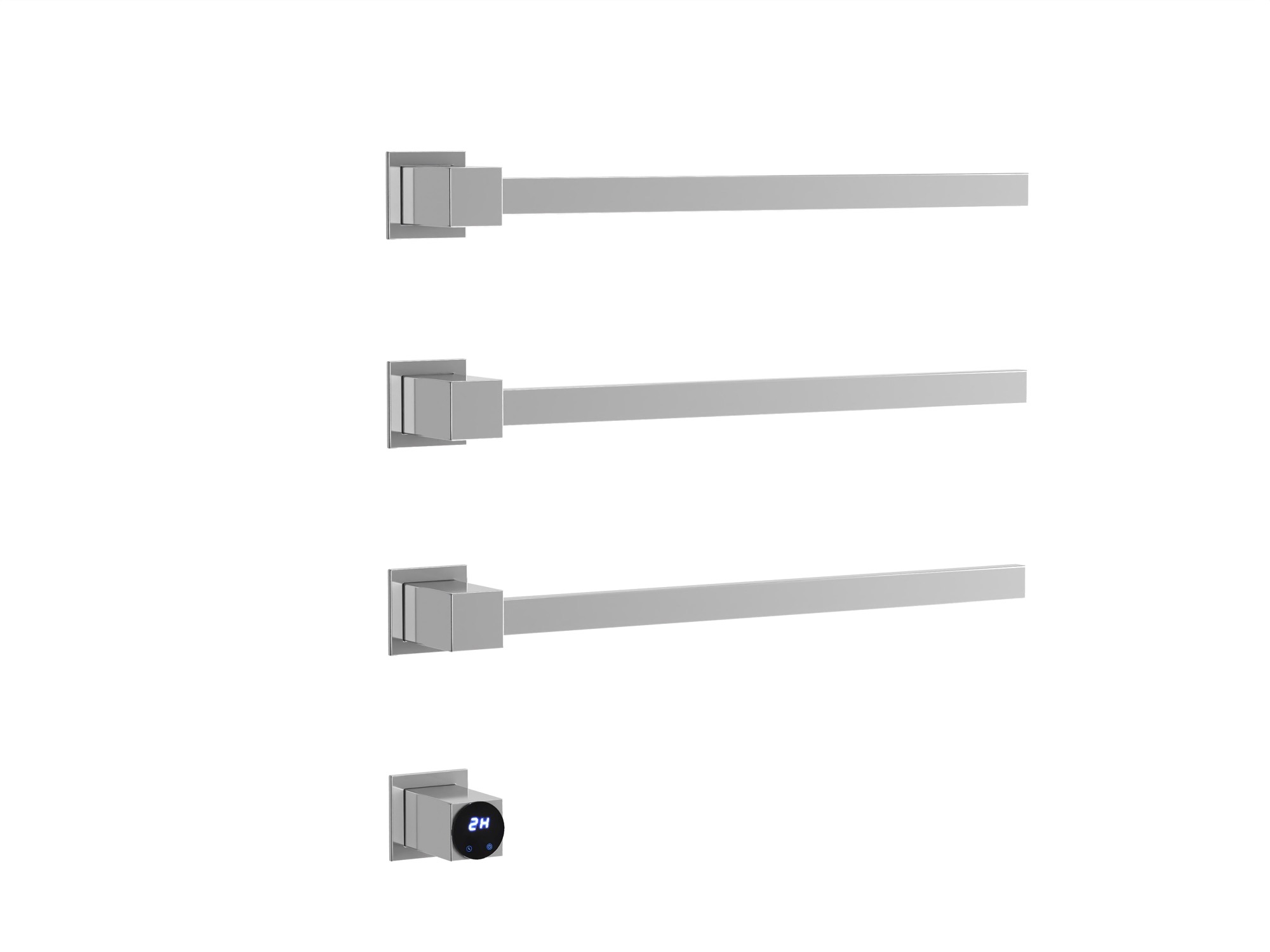 HB-016-3CH Хром Полотенцесушитель встраиваемый электрический