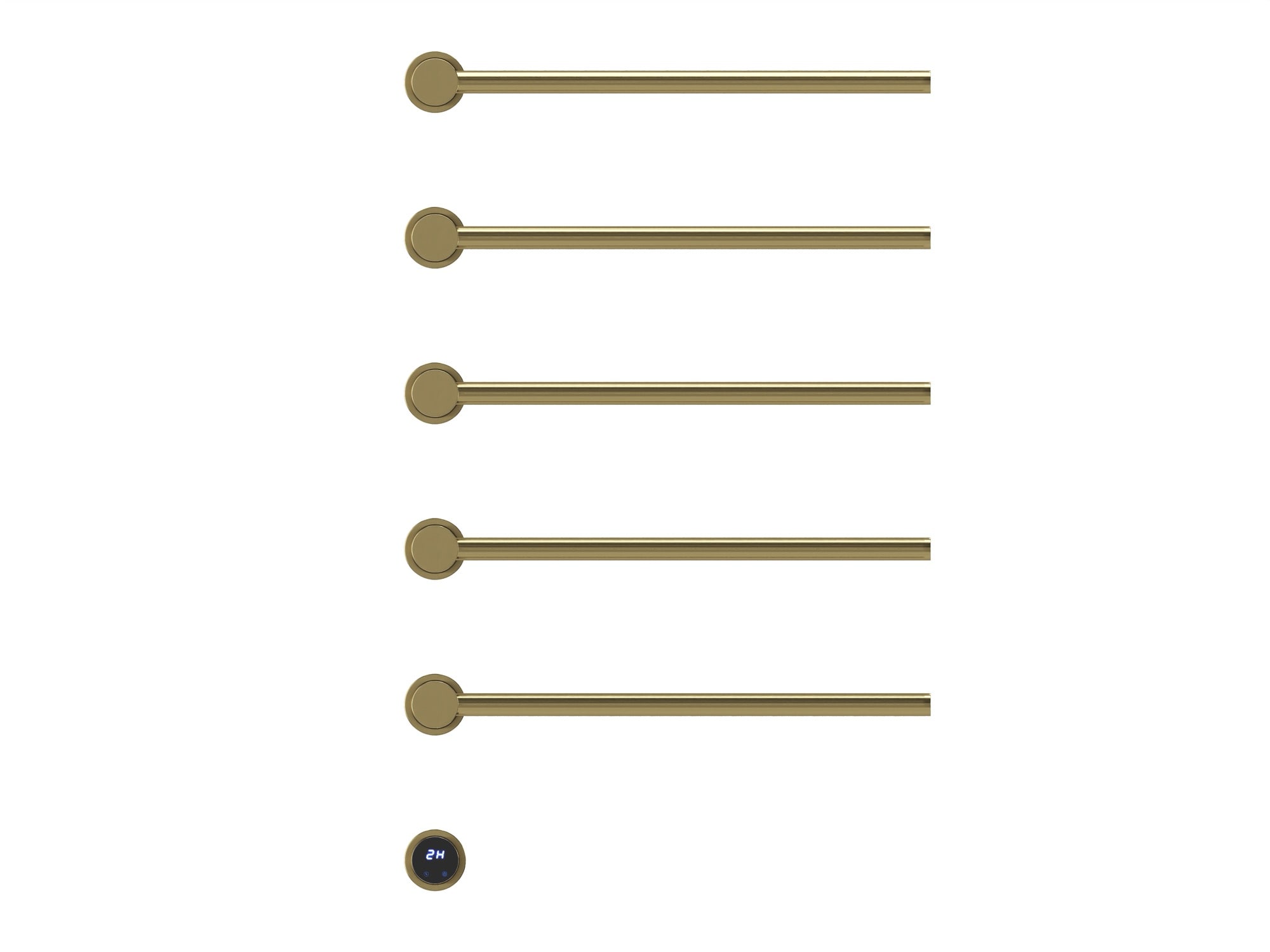 HB-006-5GO Золото Полотенцесушитель встраиваемый электрический