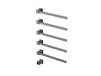 HB-016-5GG  Стальной серый Полотенцесушитель встраиваемый электрический 