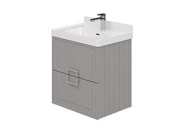 Тумба Ариэль 60-2 Серый К167 (Кати 60)