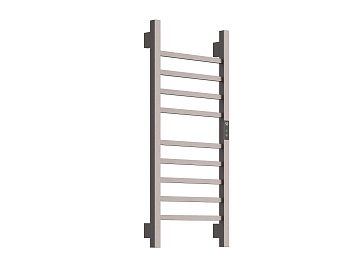 HB-022-9BN Матовый Никель Полотенцесушитель электрический 900*400