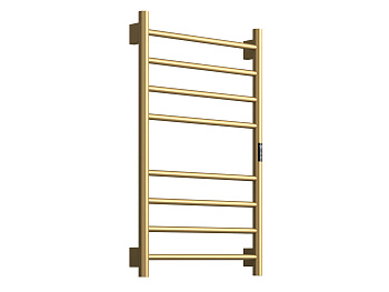 HB-011-8BG Матовое Золото Полотенцесушитель электрический 800*500