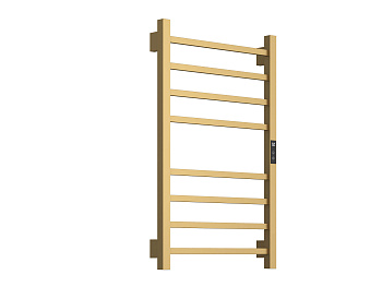 HB-021-8BG Матовое Золото Полотенцесушитель электрический 800*500