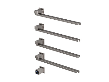 HB-015-4BN Матовый Никель Полотенцесушитель встраиваемый электрический 